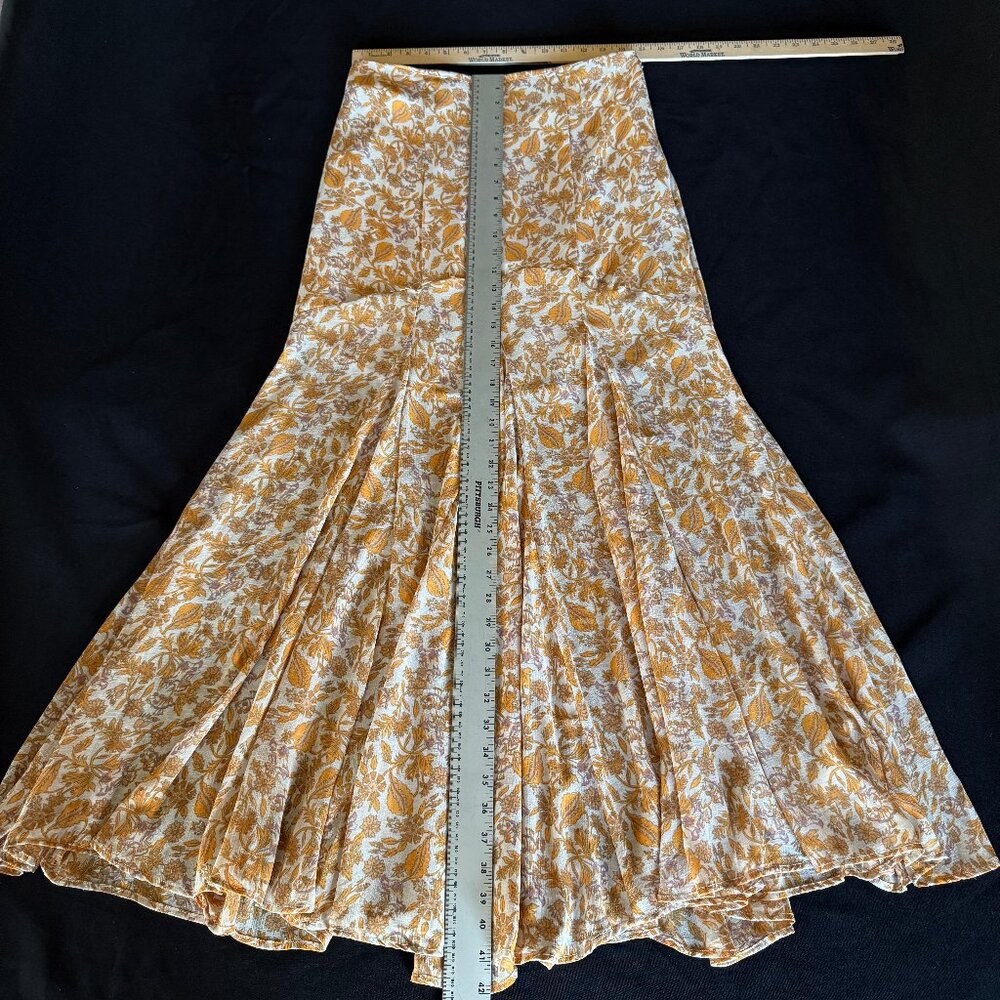 Free People Lilith Printed Maxi Skirt Sz 6 - Picture 6 of 12